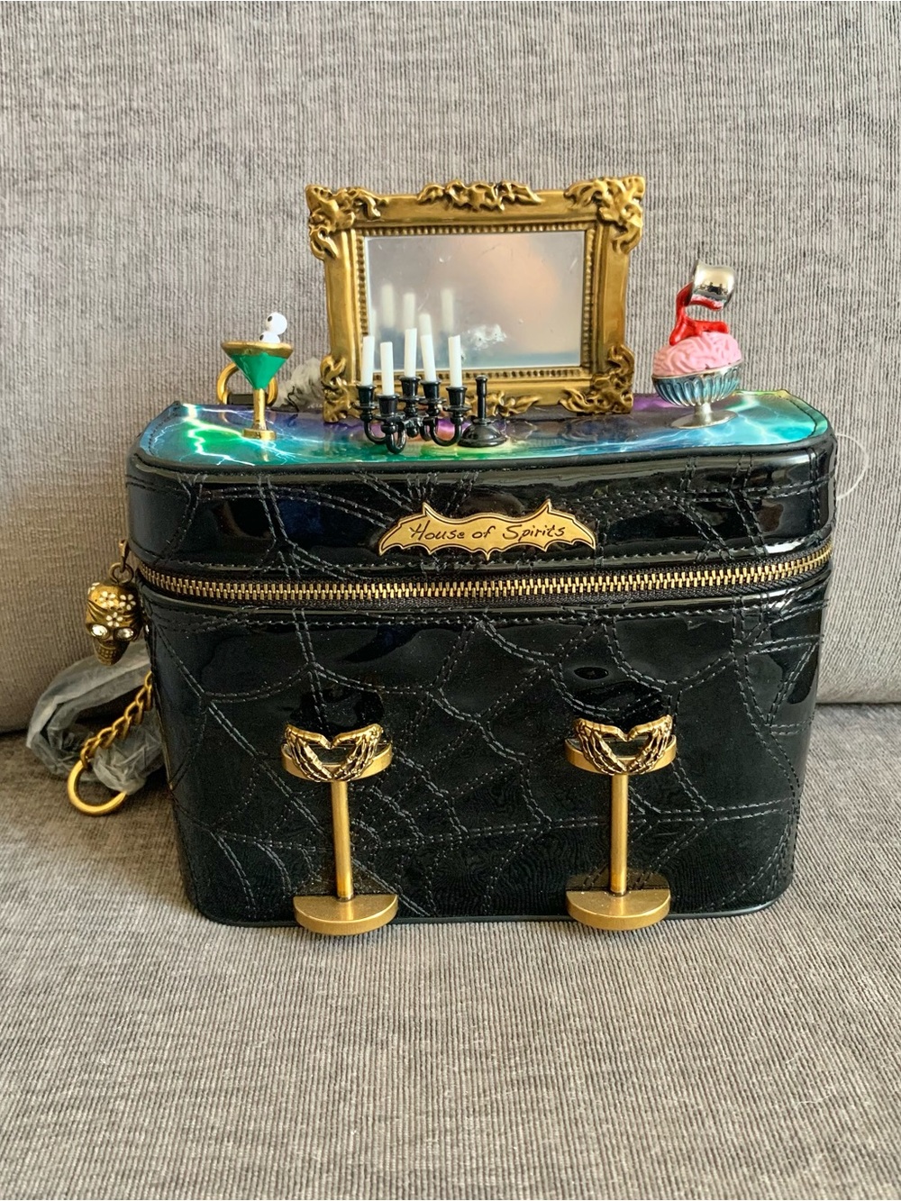Betsey Johnson Kitsch House Of Spirits Crossbody Halloween Bag NewWithDefect